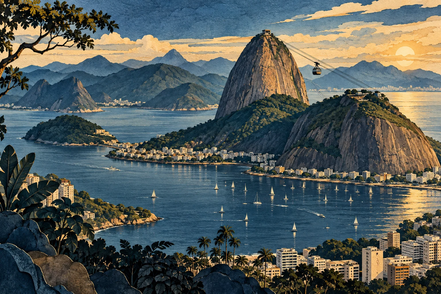 Illustration: Sugarloaf Mountain