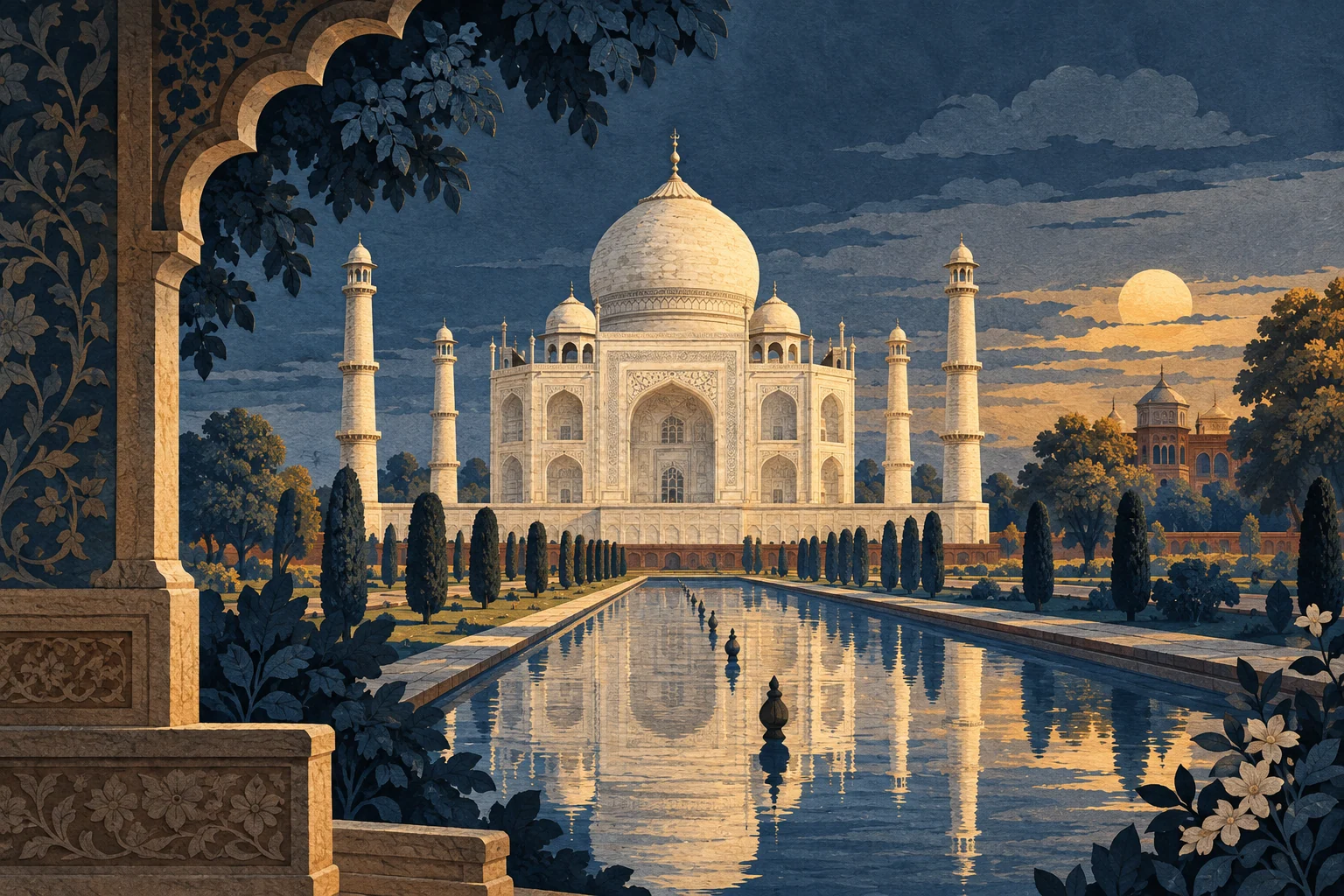 Illustration: Taj Mahal